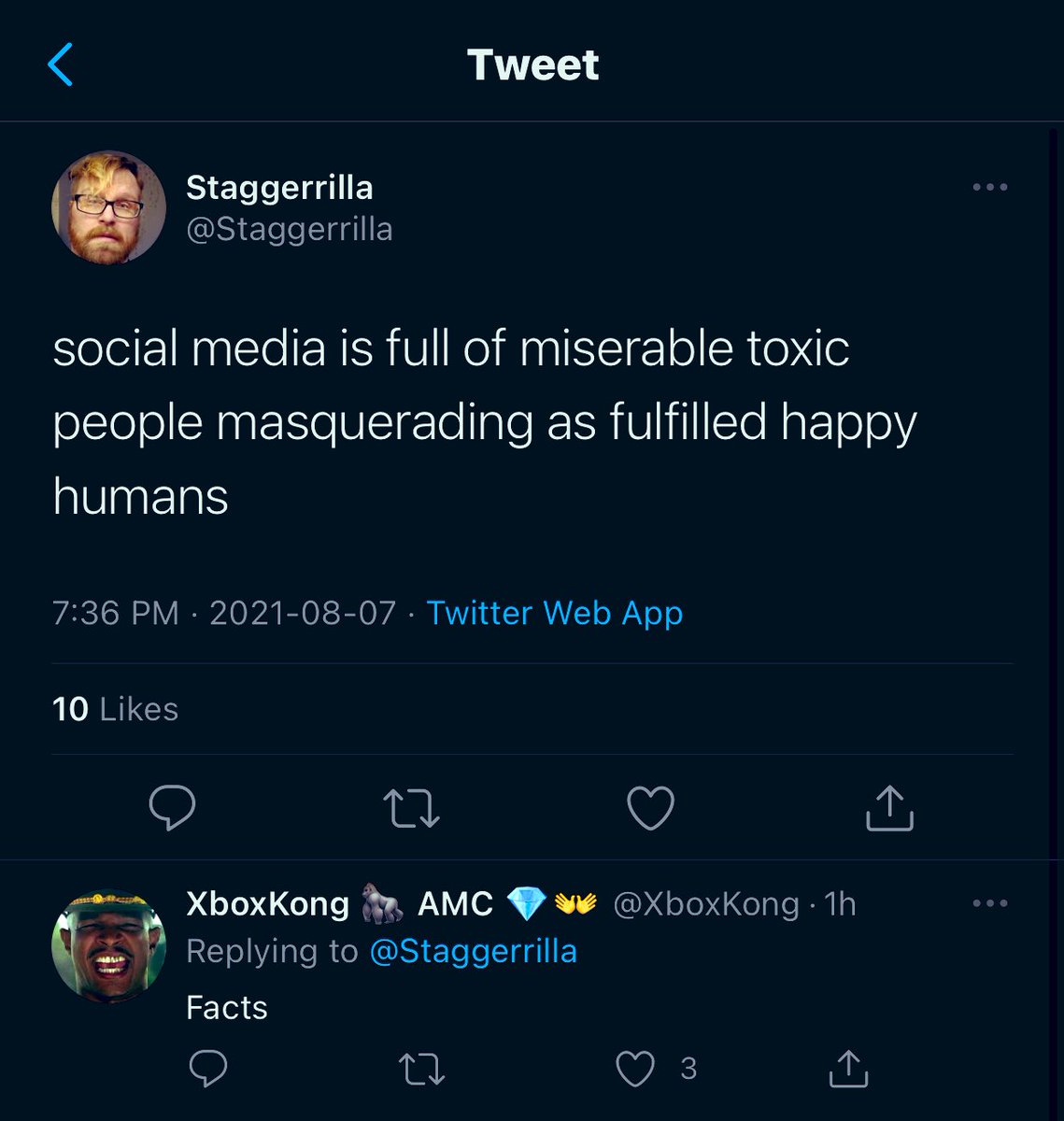 CRIMS0NGUARDX's tweet photo. HYPOCRISY of Saggy the 🤡 Daily‼️ 👏🏻 - also a COWARD that limits responses to his post 😄🤣

#gaming #gamingcommunity #xbox #ps5 #XboxSeriesX #Twitch @teamguilded #TeamGuilded #gaming_news #streamer #ps4 #ShineGG #NintendoSwitch #pcgames #TwitchPartner #PlayStation #Nintendo https://t.co/2C537z5wmk