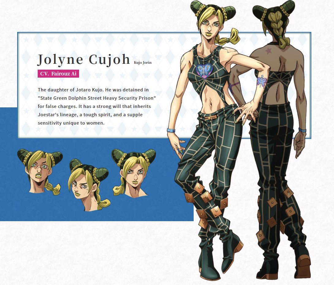 JJBA:Stone Ocean decal ID's 