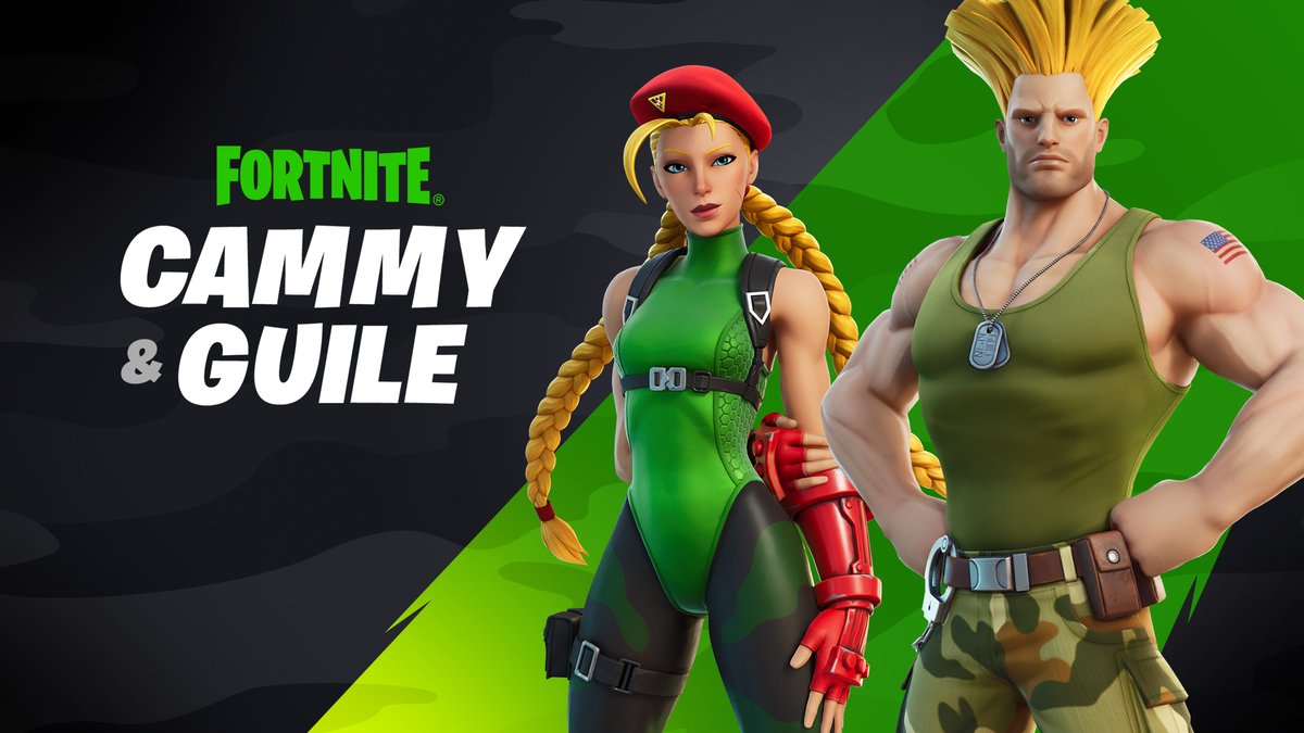 bdstainless's tweet photo. Cammy & Guile bundle available #Fortnite item shop!
#LimitRC #XenRC #EludeUs #LividRC #ReleasetheHounds #MenaceTFUP #OARC #KyroTfUp
#FortniteBattleRoyale #Gaming #Fortniteclips #Fortnitememes
Gifting FREE Skin:
https://t.co/vQFzp4XRy6 https://t.co/Itm9mqUCzy