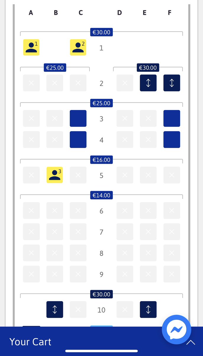 .<a href="/FlyBlueAir/">Blue Air</a> Do you know how pissed off I am?
Like a 2 yr old having to sit on 5B when mommy and daddy have to sit on 1A and 2A after ripping off daddy of 76€.