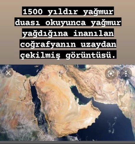 Dua ederek yağmur yağmaz, yağdırılmaz. Bu işler bilimin konusudur! Amaç sizi kandırmak ve sömürmektir! Yerseniz tabii ki!