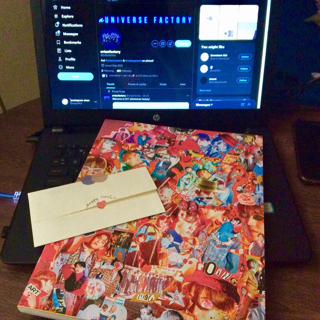 wwjunhui's tweet photo. It’s here!! Thank you @svtaufactory for the giveaway! Going Seventeen Mag came home safe and it’s very pretty ❤️ Happy 1 year #svtaufactory ! hope i can participate in your au fests soon 🥰 https://t.co/NjIANh3zAQ