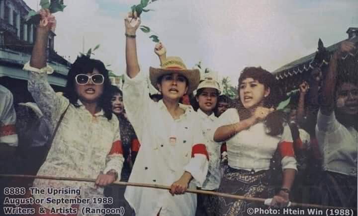 MikeAnthony22k's tweet photo. Women Power of 88 and 21 

8888 UPRISING IN 2021

#Aug8Coup 
#WhatsHappeningInMyanmar https://t.co/nXh96kk0xe
