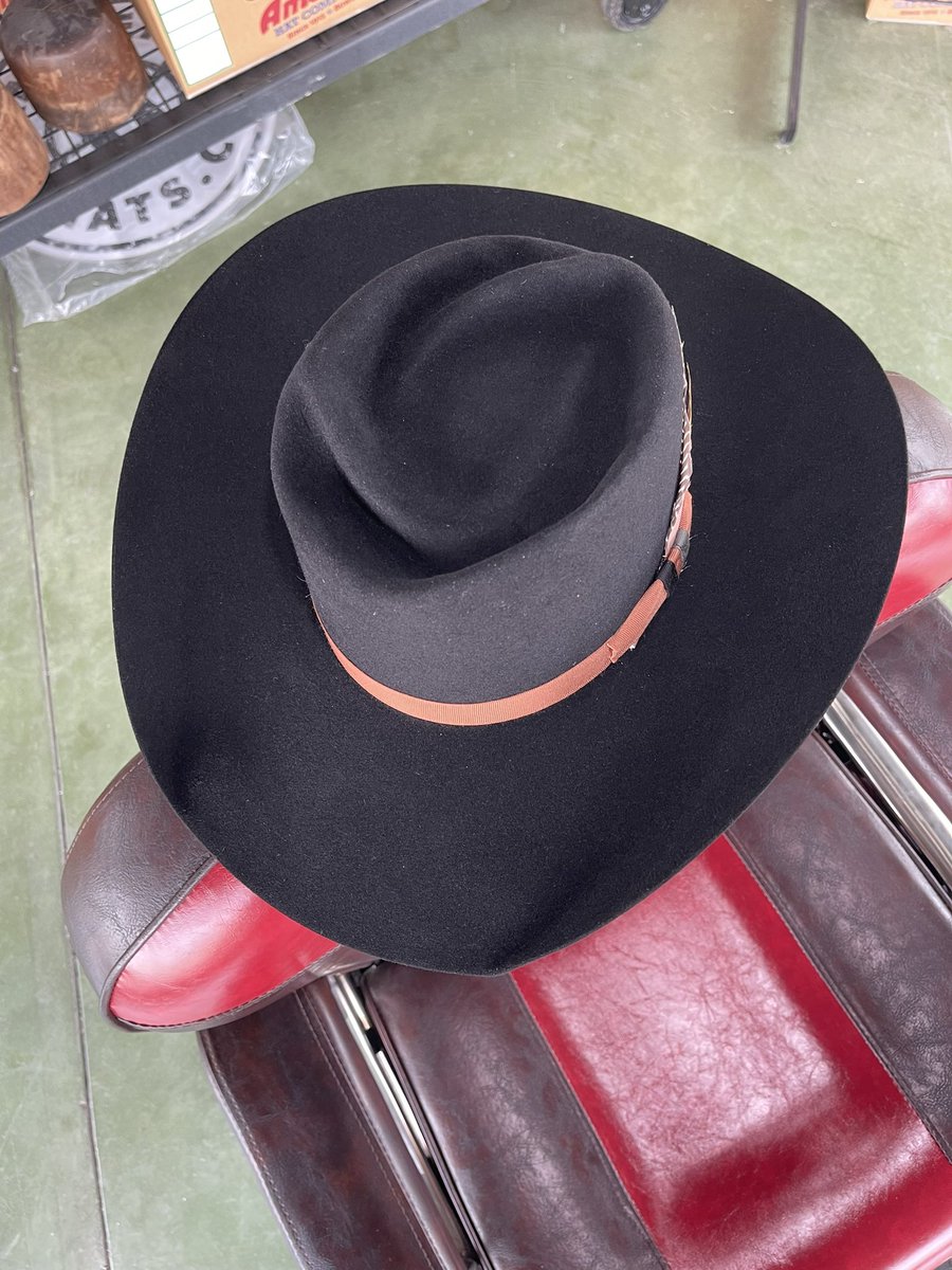 HamblenHats's tweet photo. Hand shaped and custom designed Rose Crown Black 10x American Hat Co https://t.co/VDnsAKOd0S