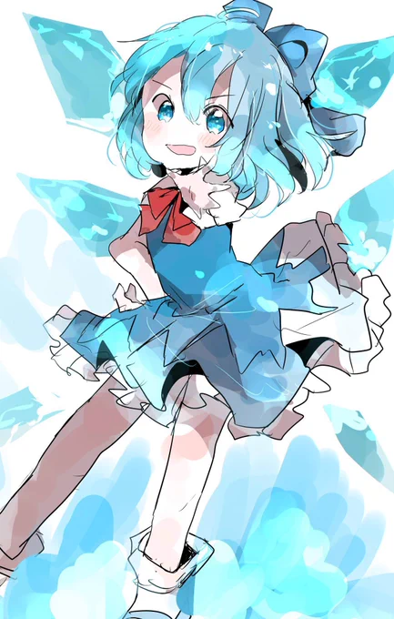 あついのでチルノ再掲
#東方Project 