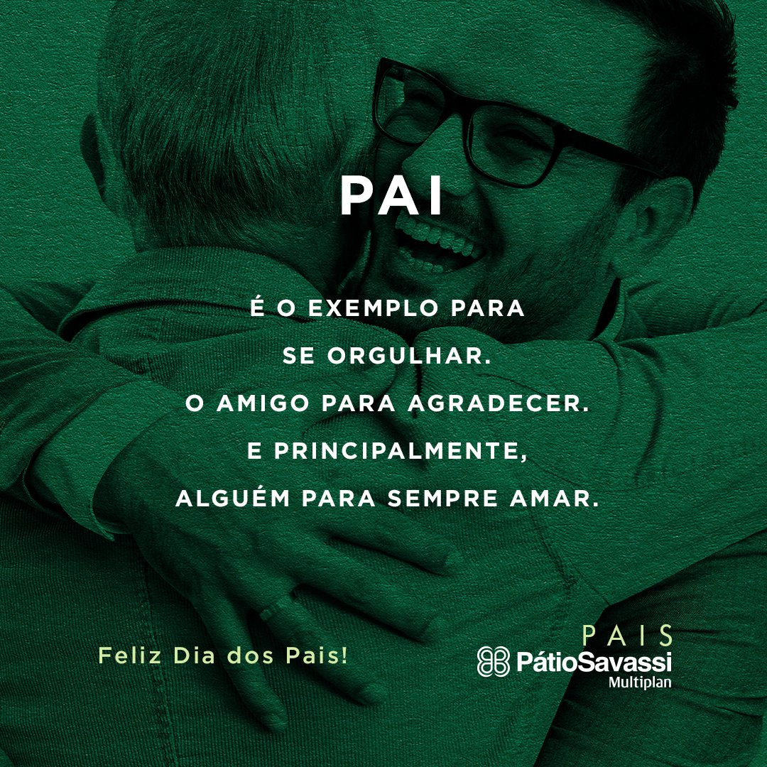 Desejamos a todos os pais um feliz dia!