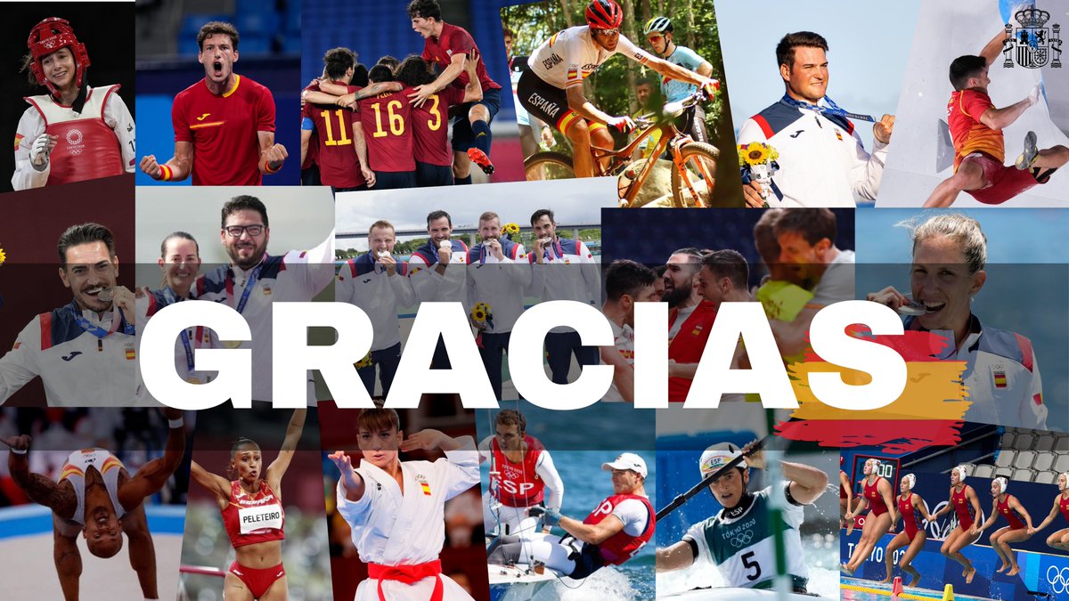 España os espera con orgullo. Habéis luchado por vuestros sueños, con años de trabajo, superación, resistencia. Hasta el último minuto.

Gracias a todo el equipo olímpico español.
¡Enhorabuena por estas 17 medallas, los diplomas y marcas en #Tokyo2020 !

Sois #ElCorazónDeEspaña