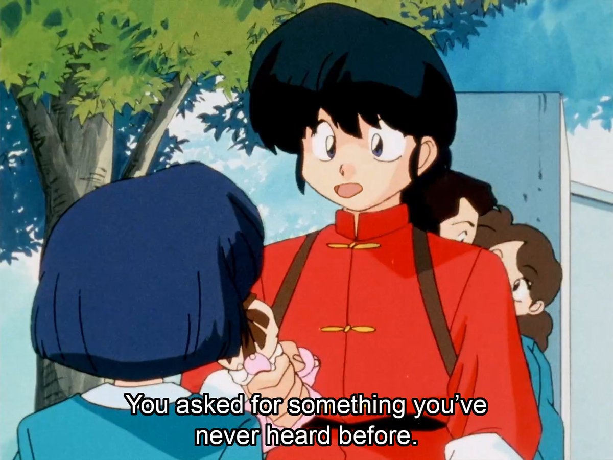 jlist's tweet photo. Great moments in Ranma 1/2.

Here's my blog post about 12 times anime characters made us question our sexuality! https://t.co/gafTIDxF44 https://t.co/ZT7c9w3CDy