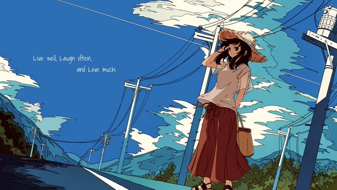 「long hair utility pole」 illustration images(Latest)｜5pages