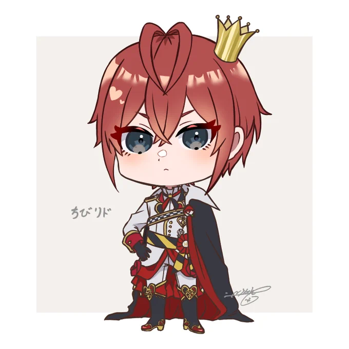 #ツイステファンアート ちびリド 