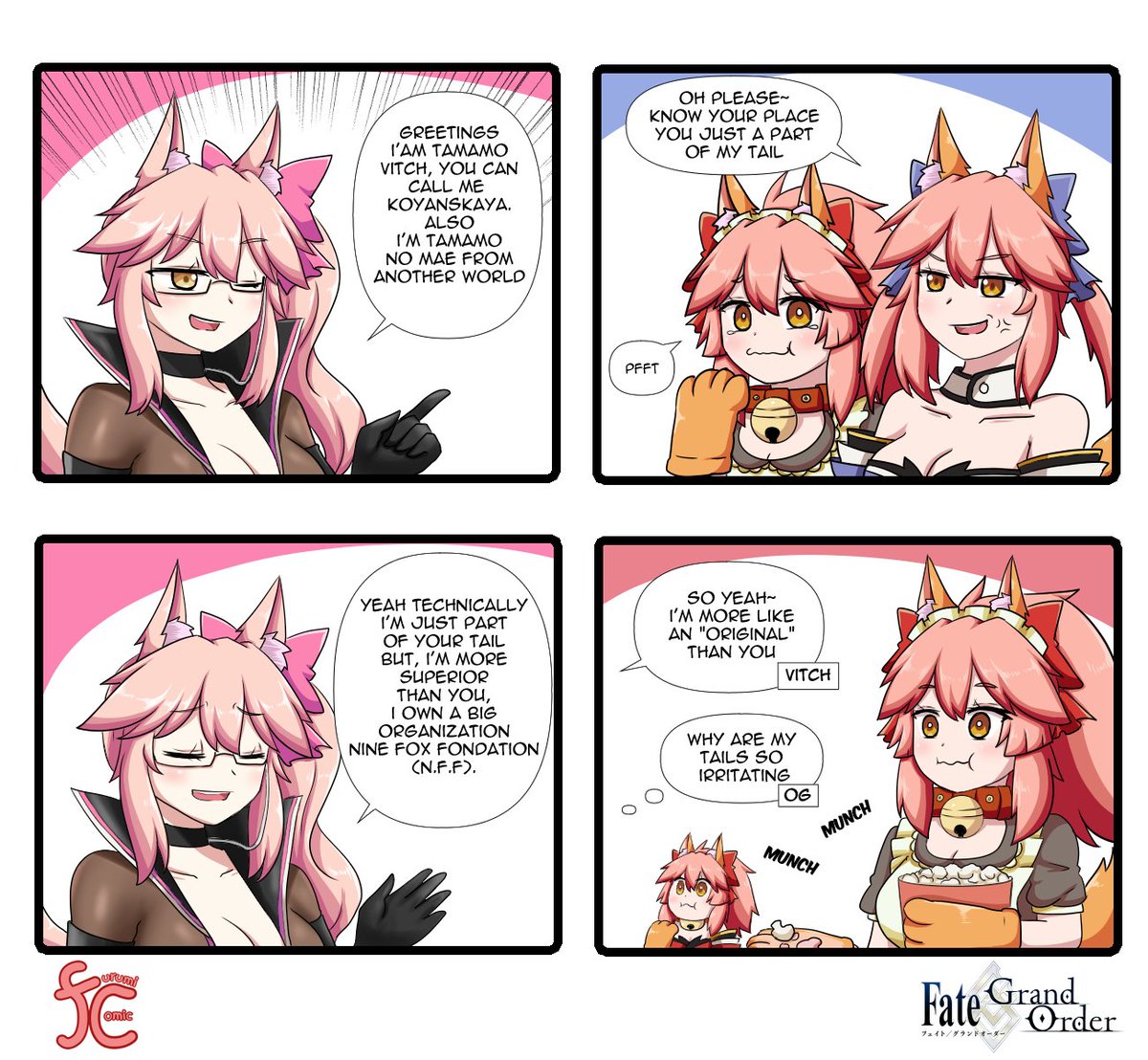 A Superior Tail
Sorry for the Typo on "Foundation"
#FGO #FateGO #タマモキャット 