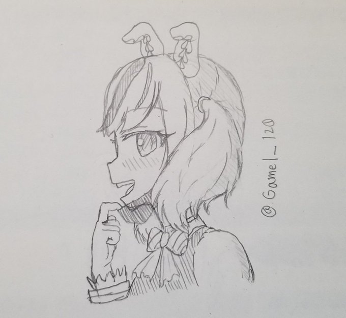 横顔の練習でナイスネイチャ描いてたらいつの間にかこうなってた(?) 