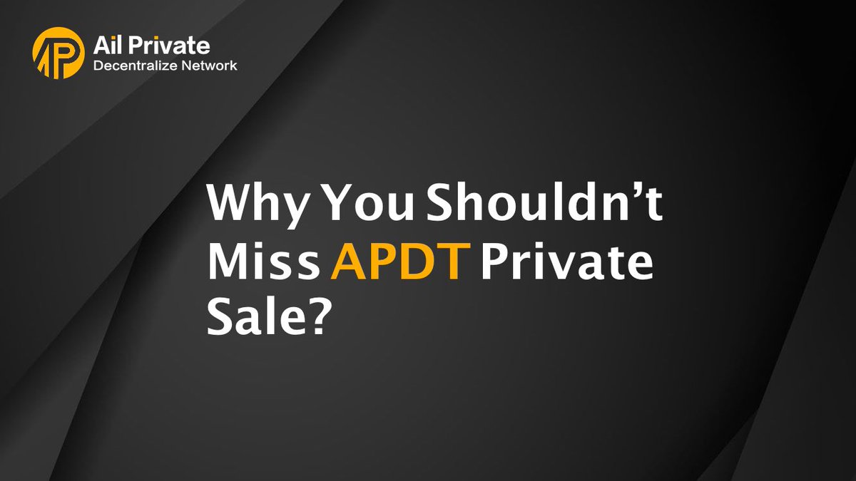 The Private Sale will be over soon❗️

LIGHTSPOTS💡
🟢Anonymous public chain network
🟢Synthetic Asset DeFi
🟢WEB3 Foundation
🟢The Original Design of Master Chain
🟢Best Price / $APDT

🗣Join Private Sale in 
Official TG👉🏻 t.me/tokenAPDT

#Defi #Blockchain #AilPrivate