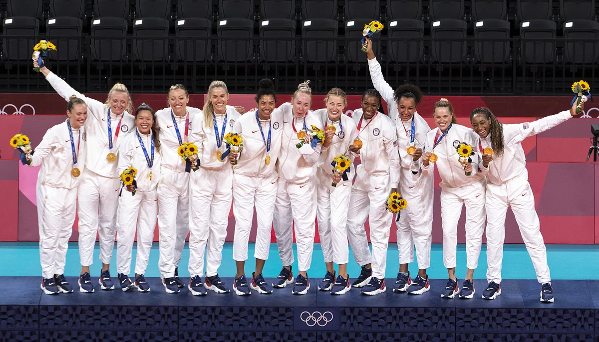 The U.S. Women's National Team won its first Olympic gold medal.