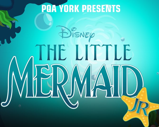 Tickets for THE LITTLE MERMAID at @jrtheatre are on sale TODAY! Head over to the website to get the very best seats.

Be sure to book for the correct performance too:
19th November – PQA York PM cast
20th November – PQA York AM cast

Book now at josephrowntreetheatre.co.uk/whats-on/music…