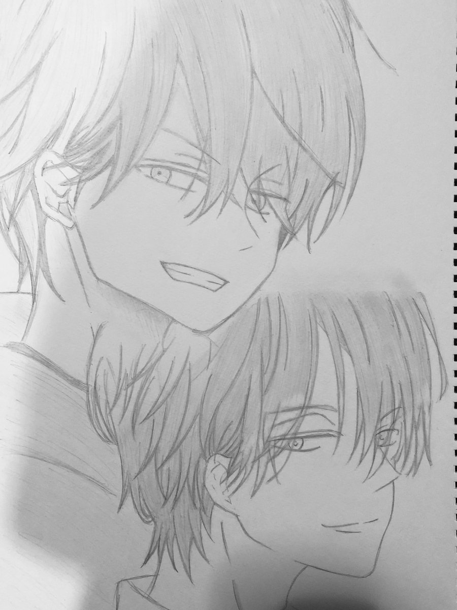 STLM_18's tweet photo. ｢山田くんとLv999の恋をする｣っていう漫画の山田くん描いた〜
といっても読んだことないけどww
前まで描いてた銀魂の沖田さん思うようにいかなかったから男子キャラ練習中…

#山田くんとLv999の恋をする 
#模写 https://t.co/omURHUKdKK