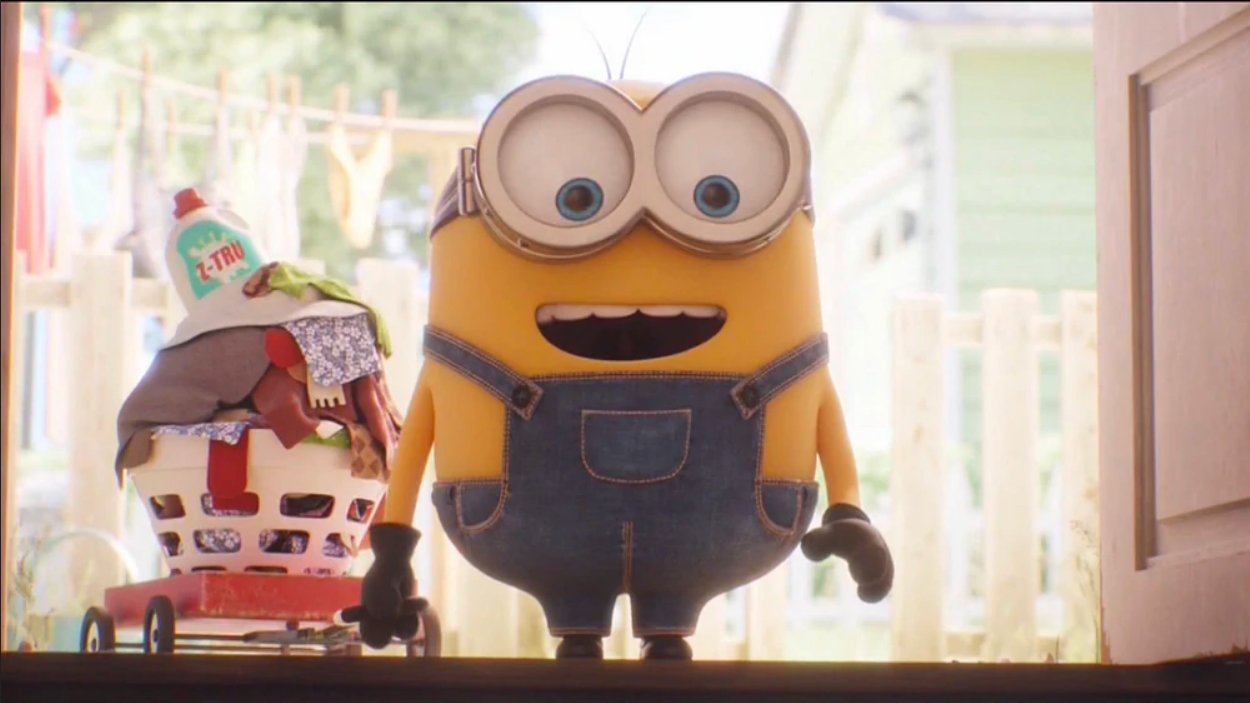 Twitter 上的 映画屋のジョン ミニオンズフィーバー にフィーバーしてます ミニオン新作アニメ Minions Monsters ミニオンズアンドモンスターズ 反省会 彼は洗濯をしていたのでしょうか 一見ボブだけど 瞳はオッドアイならぬブルーアイ 頭には毛