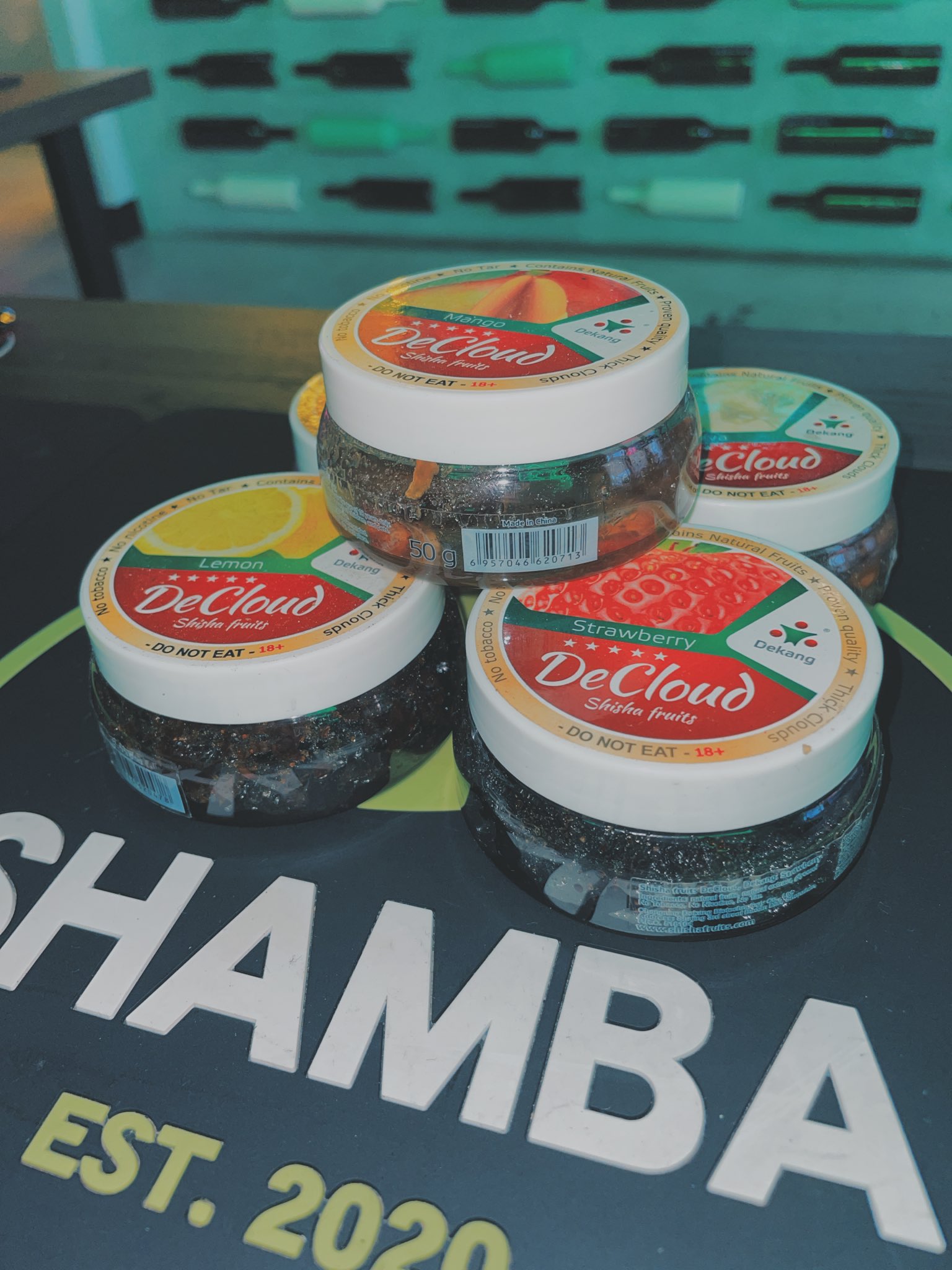 تويتر Shamba 福岡 على تويتر 本日も昼15 00 夜3 00までオープンしてます ノンニコチンのデクラウドを使った シーシャ入荷してます フレーバー種類 マンゴー イチゴ パインアップル レモン グァバ シーシャ Shamba Shamba福岡 福岡 福岡