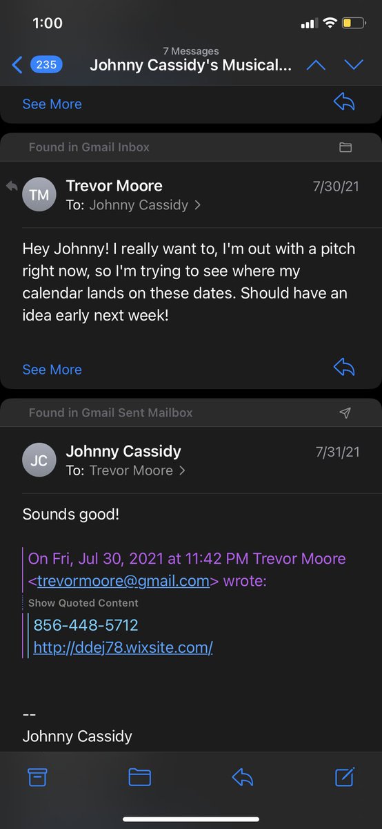 I still have no words. #TrevorMoore took me on set of his Disney channel show and later we went to eat lunch. He was such a giving, considerate, funny person. Thanks for being my mentor. I attached our last interaction. Rest In Peace ;(