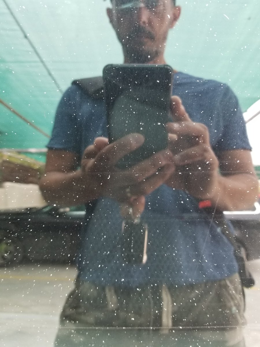 That's not dirt on the car window. It rains ash every night now on Greece