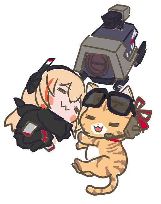 【どるふろ】世界猫の日らしいので #ドールズフロントライン #少女前線 #ドルフロ #少女前线 #M4SOPMODIIJr.(ドールズフロントライン) #カリーナ(ドールズフロントライン) #ダイナゲート(ドールズフロントライン) https://t.co/VJr4WQbnWl 