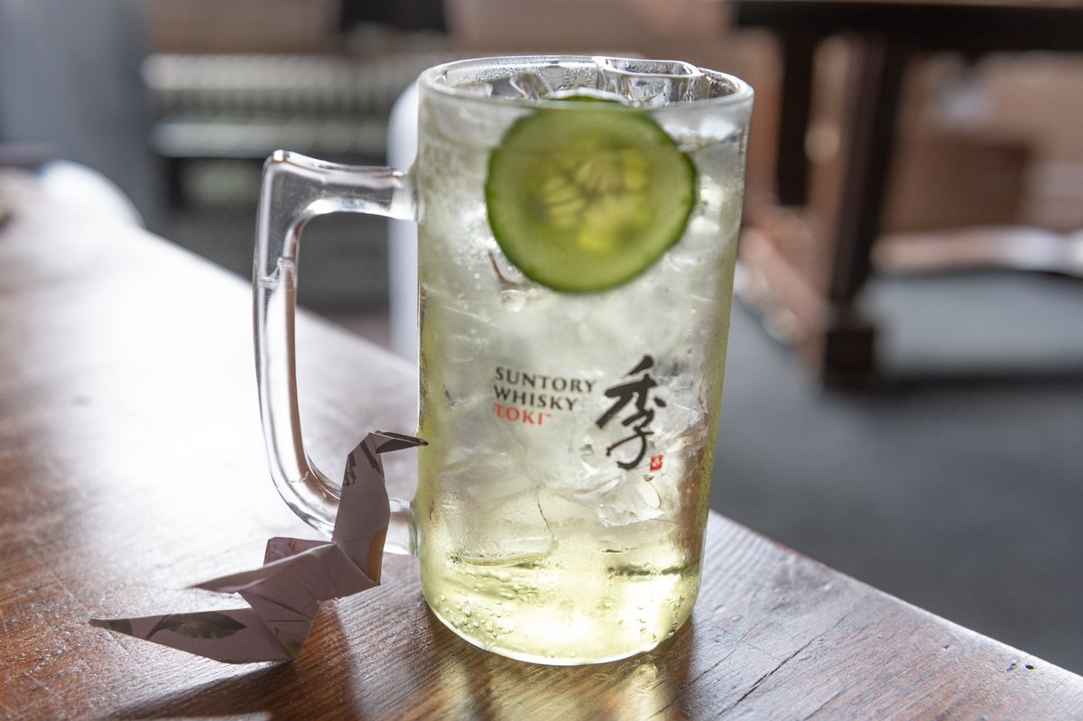 Ikigai were next up last night, repping the <a href="/BhmCocktailWknd/">Birmingham Cocktail Weekend</a> sponsor <a href="/SuntoryGlobal/">Suntory</a> <a href="/SuntoryWhisky/">Suntory Whisky</a> in their refreshing Passing Time!

A smooth mix of Toki whisky, Elderflower and Cucumber