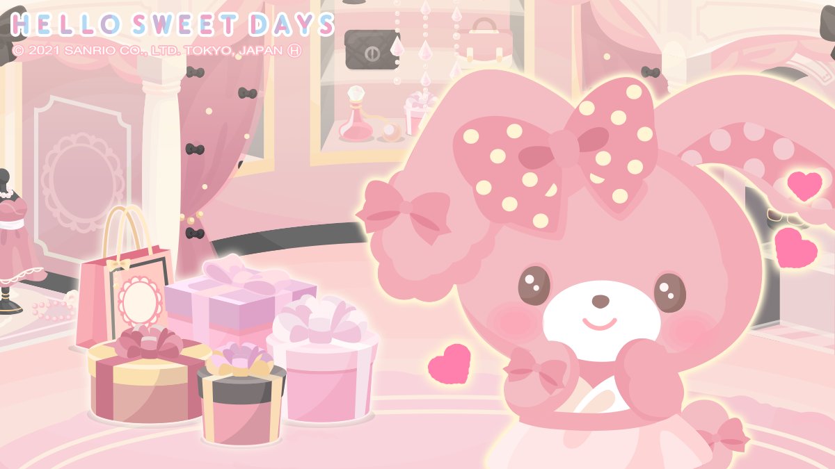 ハロースイートデイズ 公式 ぼんぼんりぼん ちゃんの誕生日 おしゃれが大好きなぼんぼんりぼんちゃんのために 住人のみなさまもぜひ素敵なコーデを考えてあげてくださいね さ サンリオ ハロスイ T Co Hnxjzk1cdo Twitter