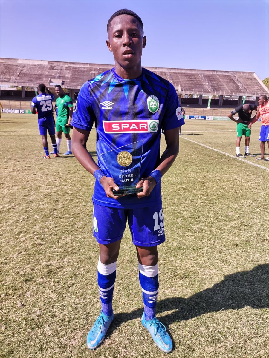 AmaZuluFootball's tweet photo. Man of the Match goes to Tshepang Moremi. Congratulations 🏆
#HebeUsuthu
#UsuthuTogether https://t.co/0vyM0z2Pwr