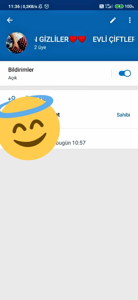Telegramda kurduğumuz evli çiftlerin ve eşinden gizli olanların olduğu gruba gelmek isteyen özelden ulaşabilir'ler 
NOT:TEYİT ŞART t.me/joinchat/vE_uq…