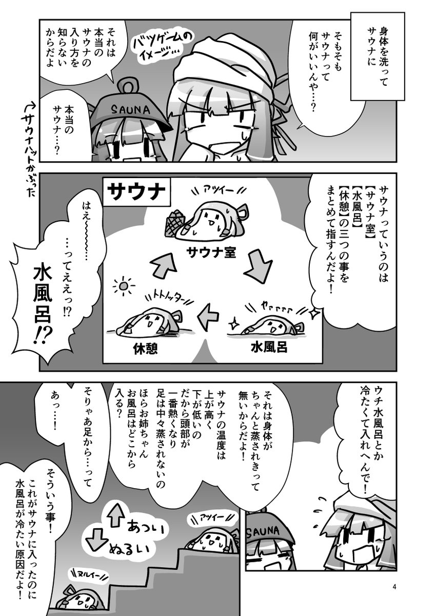 サウナーの葵ちゃんが未経験の茜ちゃんにサウナ布教する話(1/3) 