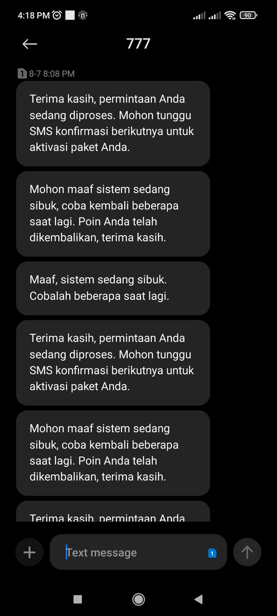 GitootiG's tweet photo. @TelkomselHalo @Telkomsel sesungguhnya bisa ga sih pointnya dipake? Sistem sibuk mulu pas mau diambil? Dunia tipu-tipu ya. https://t.co/bz6PwPix1R