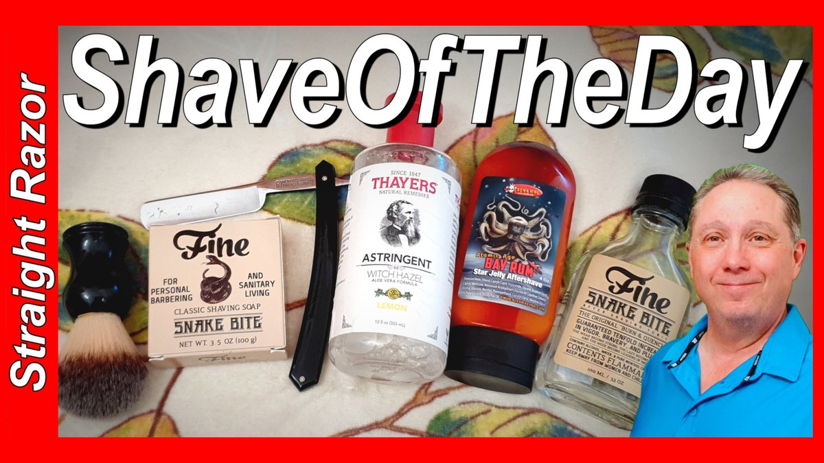 Your Sunday Shave Of The Day using a Vintage NOS Thiers Issard with Fine's Snake Bite Classic! youtu.be/jkR4tal0NbI