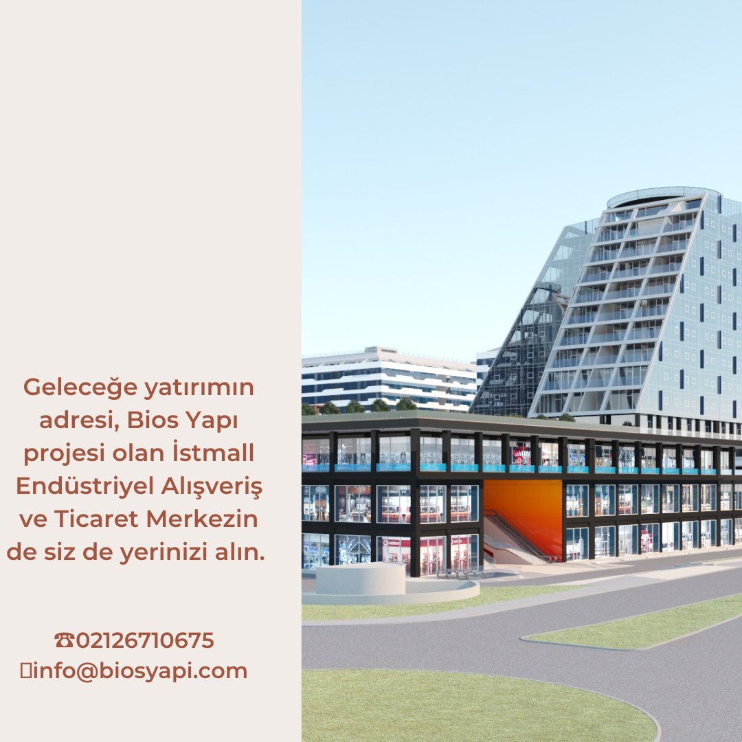 BiosYapi's tweet photo. İyi Pazarlar.
.
.
.

#inşaat #yapi #mimari #yapı #tasarim #avm #atölye #tır #teknoloji #sanayi #ticaret #kompleksi #tasarım #başakşehir #istanbul #girişimcilik #tasarım #moderndesign #revulation #city https://t.co/U9hHJ6xtkV