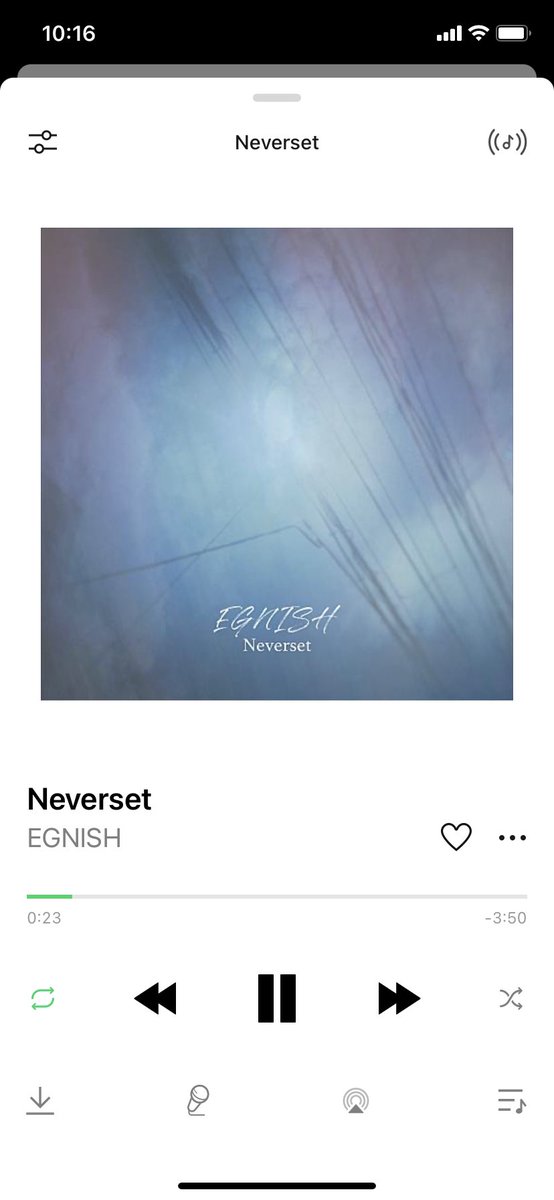 EGNISH_Official's tweet photo. EGNISHよりお知らせです！
先日のライブで披露した新曲Neversetが各種音楽サイトから配信されました！
是非！聞いてください😊
#EGNISH
#新曲
#Neverset https://t.co/iKIiZAFAcd