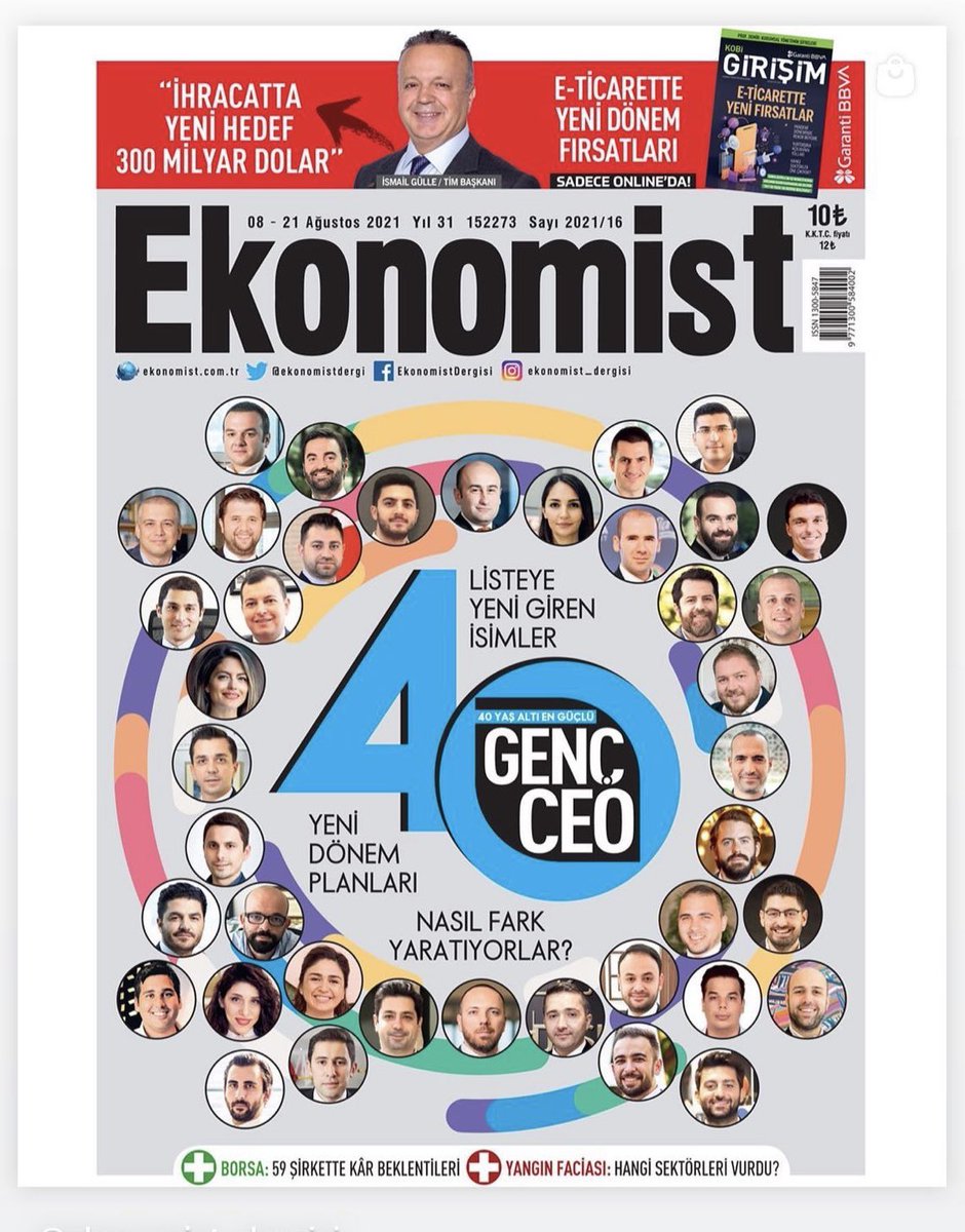 Yeni Dönem Planları ve Yarattıkları Farklar İle Türkiye’de En Başarılı 40 CEO Arasında Liste Başı Olan İcra Kurulu Başkanımız Sn.Hüseyin YÜCEL‘i Kutluyoruz.👏👏