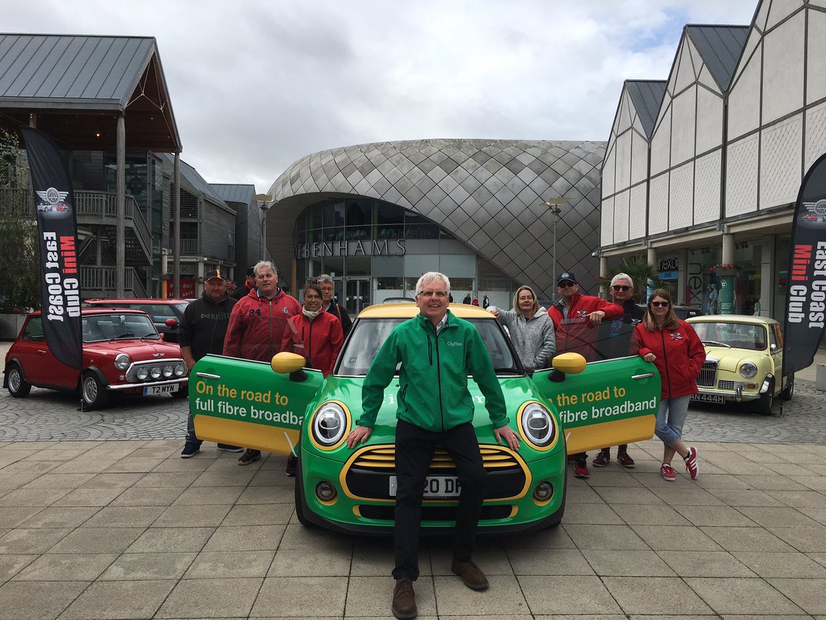 Day 2 of <a href="/CityFibre/">CityFibre</a> in Bury St Edmunds @arc_shopping with <a href="/AirBroadband_UK/">Air Broadband</a>.  Delighted to be alongside the East Coast Mini Club where we fit right in 🤗