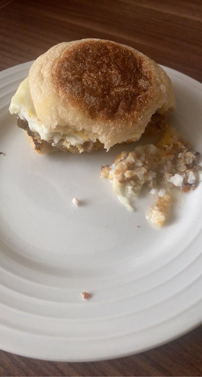 Tiisshaaa's tweet photo. @McDonaldsUK Please can you let me know why when biting into my McMuffin I had a Big Crunch of egg shell in my mouth and the shell membrane? Did the person making this just make it with their eyes closed? Salmonella is NOT a joke or something to be careless with. This is awful. https://t.co/X3T9qIPnF7