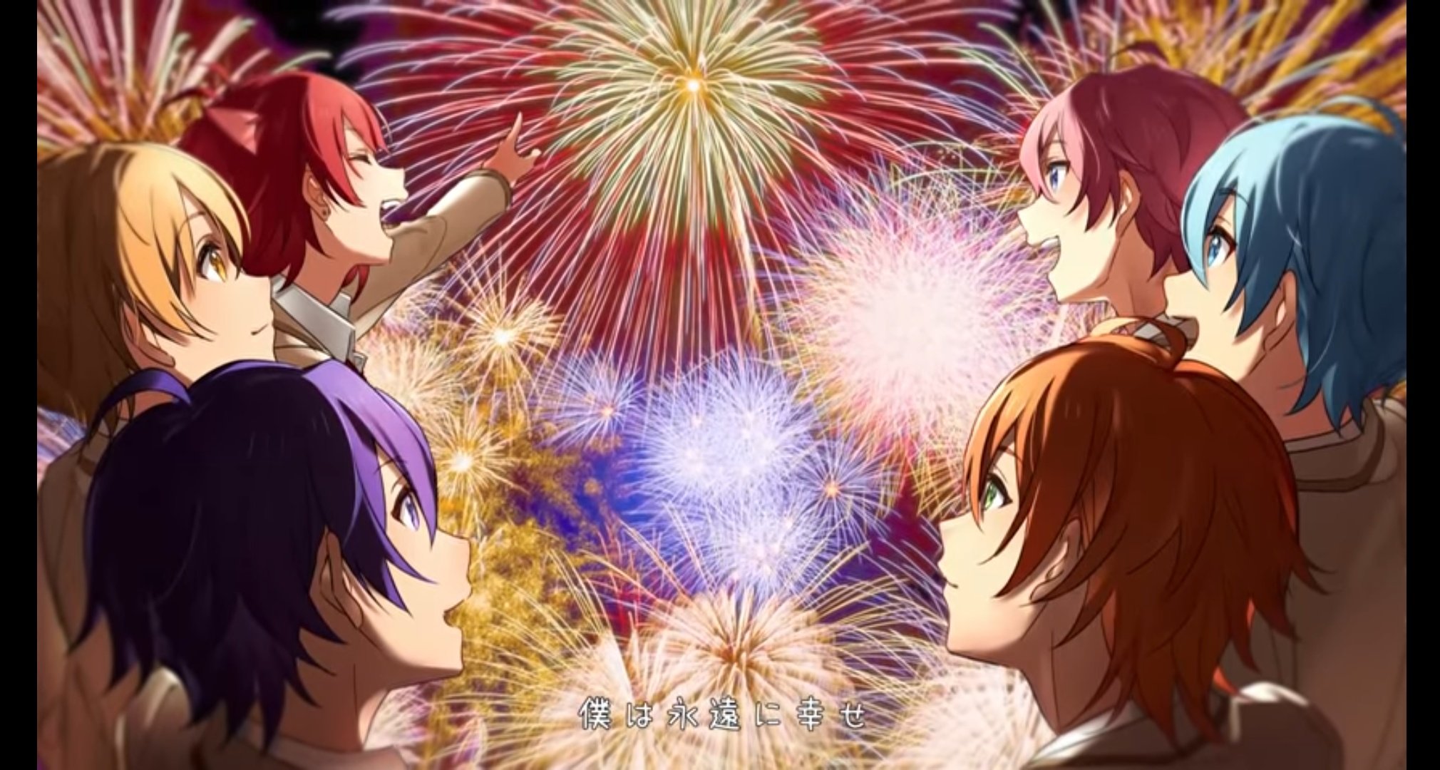 巳兎凪 みとな W 今頃なんだろうけどさ プロポーズでみんなが花火見てるイラスト あったじゃん あれって今回のきのこの山とコラボして花火を見てるみんなが出てくるやつの 予告だったのかな T Co Uegjqcrmui Twitter