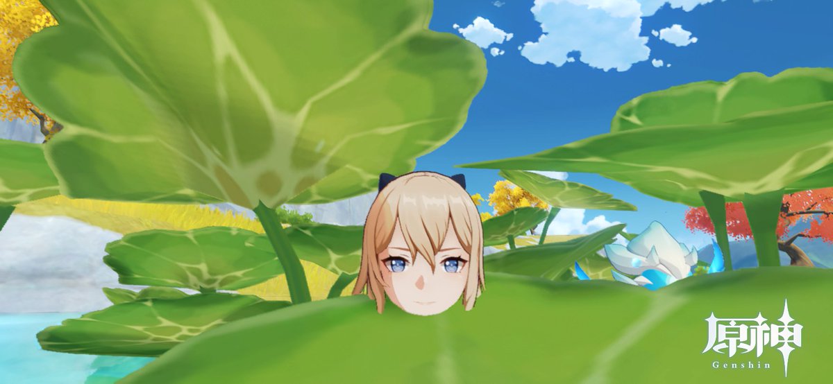 campaign227's tweet photo. アイコンのひょっこり七七ちゃんに負けじと、
ひょっこりジン様ショット撮ってきました(*´ω｀*)

背が高くてなかなかポイント難しかったですが、
こんなジン様も可愛ええ( ⸝⸝⸝•_•⸝⸝⸝ )♡︎♡︎

#原神 https://t.co/EVR7w4h9Sk