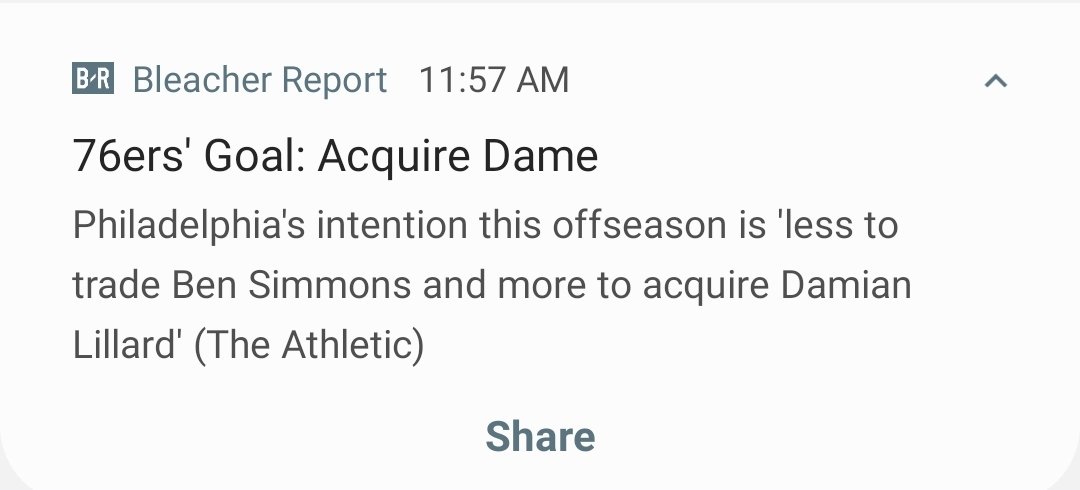 PHLSixersNation's tweet photo. Bleacher Report has no chill.

Almost broke my phone got so hype. https://t.co/cgO0MsGyXx