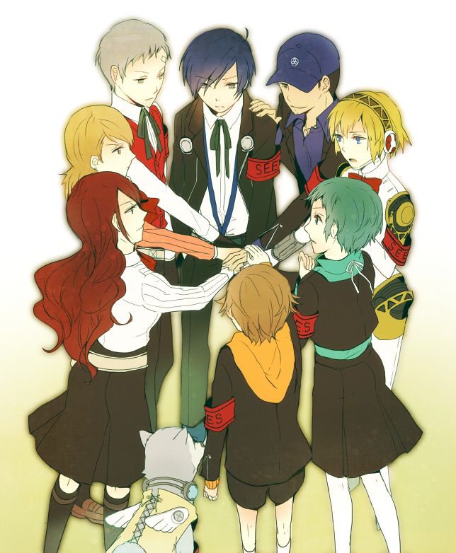 groupsOTD's tweet image. Today’s first friend group of the day is the S.E.E.S from Persona 3. This groups goal is to find out what’s going on and get rid of something called the Dark Hour which hides monstrous beings that threaten all of humanity.