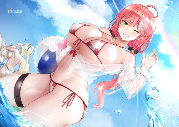 Shiranui Kensetsu summer vacations🌅☀️
\\\
不知火建設の夏🌅☀️

#miko_Art #しらぬえ #絵まる 