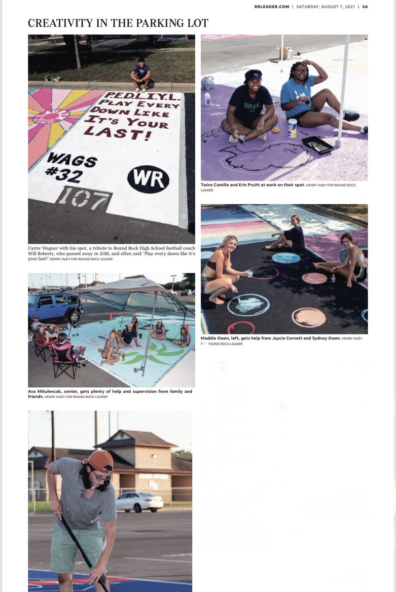 Thank you <a href="/HenryHueyPhoto/">Henry Huey</a> and <a href="/roundrockleader/">Round Rock Leader</a> for the feature in yesterday’s paper. I’ll never forget Coach Will Roberts and the impact he has had on my life #PEDLIYL #seniorszn <a href="/RoundRockFB/">Round Rock Football</a> <a href="/FlxAtx/">FLX ATX</a>