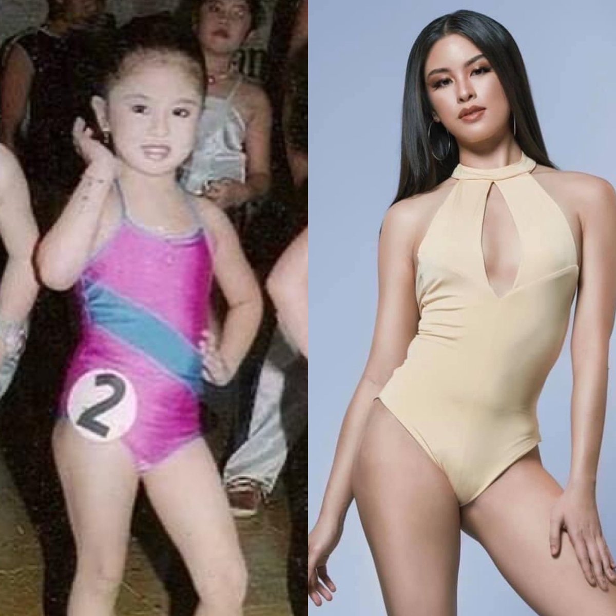 Then and now.  @kissesdelavin is chasing her dream ✨