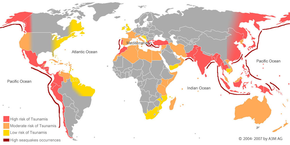 onlmaps's tweet photo. Risk of tsunamis around the world
https://t.co/X7qZfiIYt1 https://t.co/13lP6K8RWU
