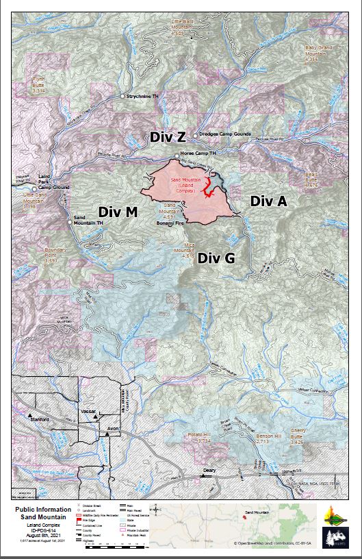 IdahoLands's tweet photo. #LelandComplex Update 8/8/21 This will be the final update unless significant changes in fire behavior occur. https://t.co/SmrDLGYk9a #SandMountainFire #JohnsonCreekFire #IDLfireinfo #FireYear2021 https://t.co/HdO846ehRr