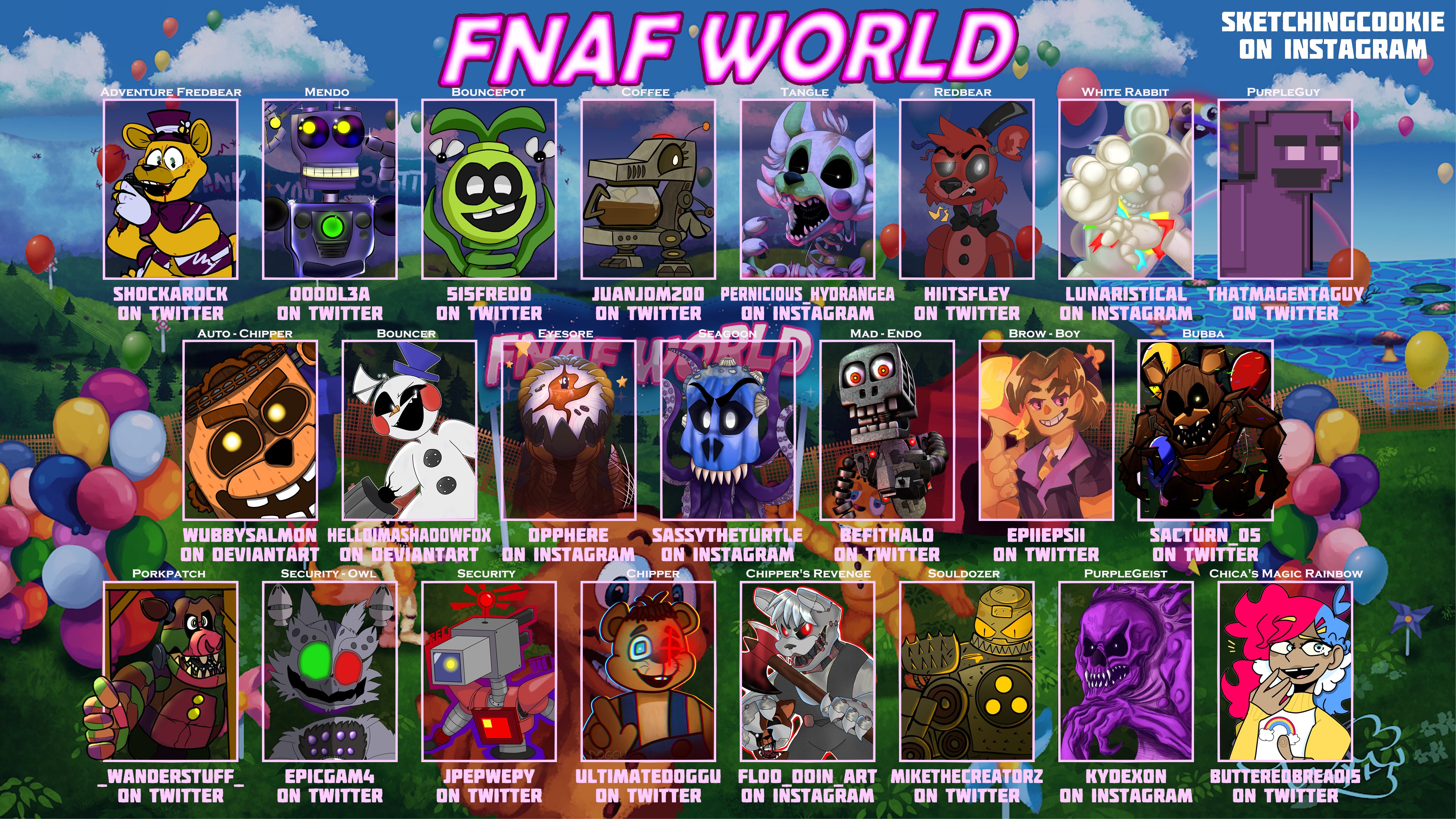 Astro (READ PINNED) on X: “Part 2: World, Sister Location 