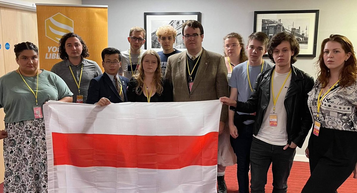 Today the Young Liberals are proud to reaffirm our commitment to supporting a peaceful transition to true democracy in Belarus #globalsolidaritybelarus