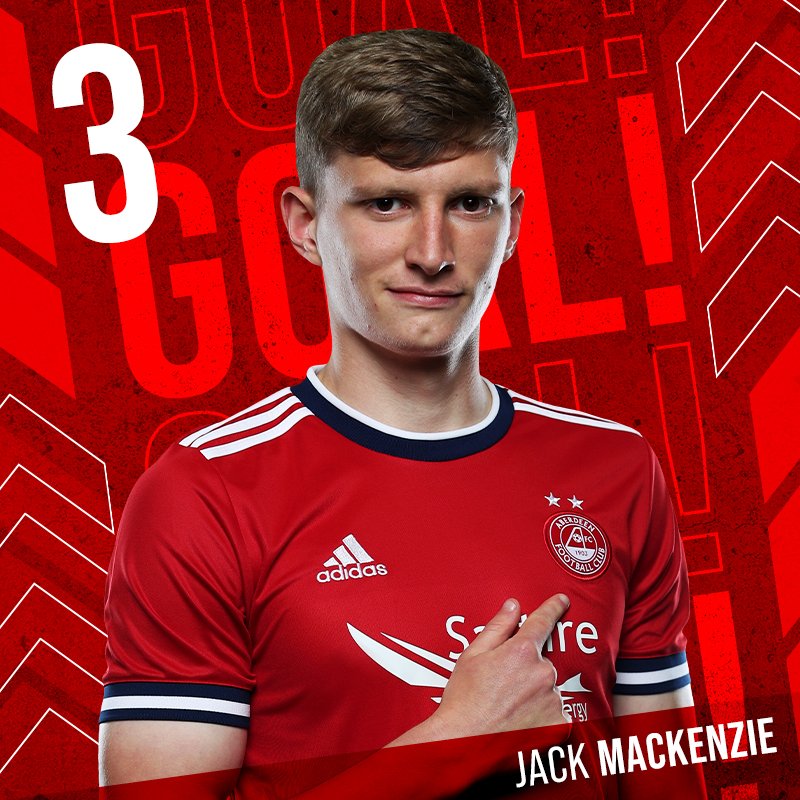 AberdeenFC's tweet photo. 🔴🔴 Yyyaaaasssssssss Jack MacKenzie scores!!!!

#StandFree | @Jack_Mack32 https://t.co/2YmdJJafhW