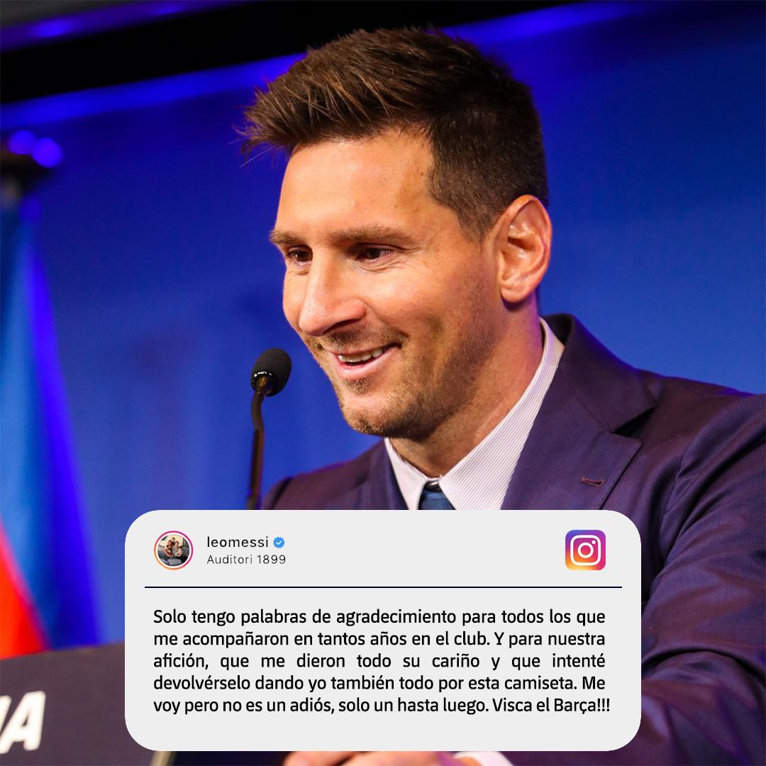 ❝No es un adiós, solo un hasta luego. Visca el Barça❞

𝐿𝑒𝑜 𝑀𝑒𝑠𝑠𝑖 💙❤